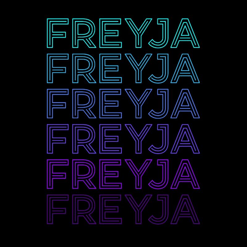 Freyja Déesse Wicca Pagan Retro