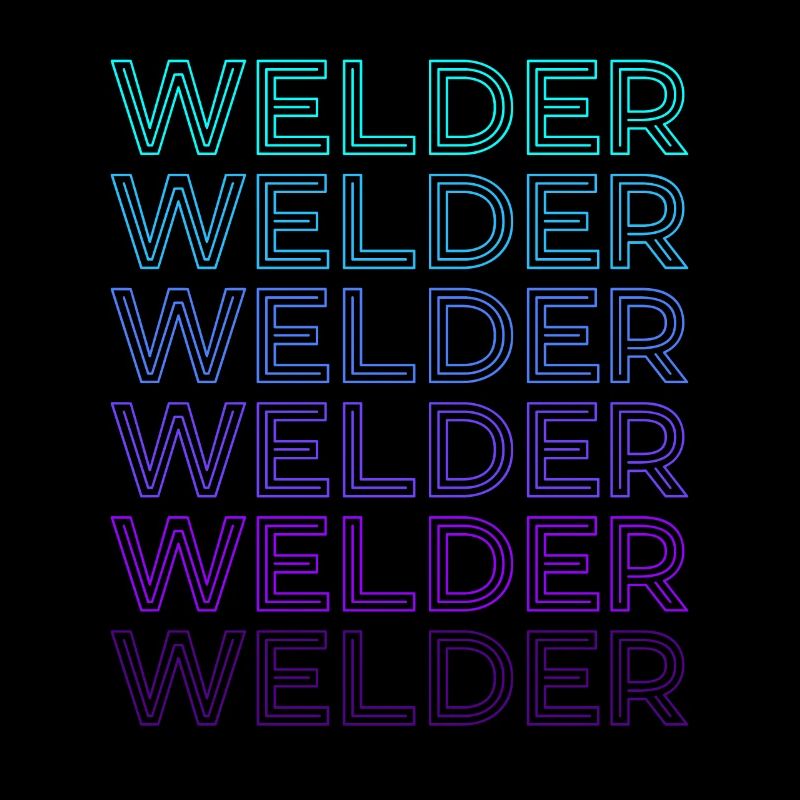 Welder Welding Welding Retro