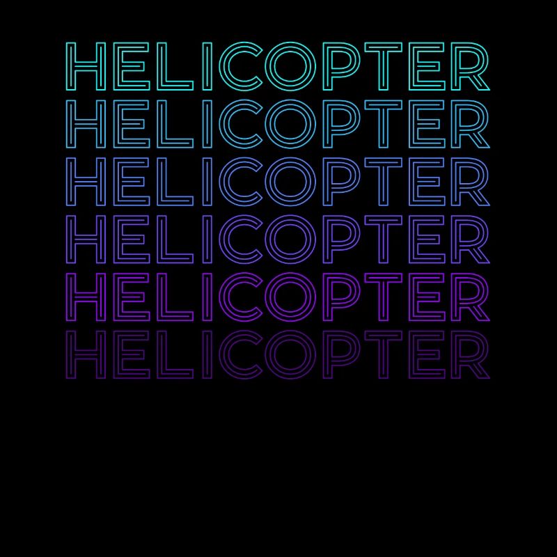 Hubschrauberpilot Luftfahrt Retro