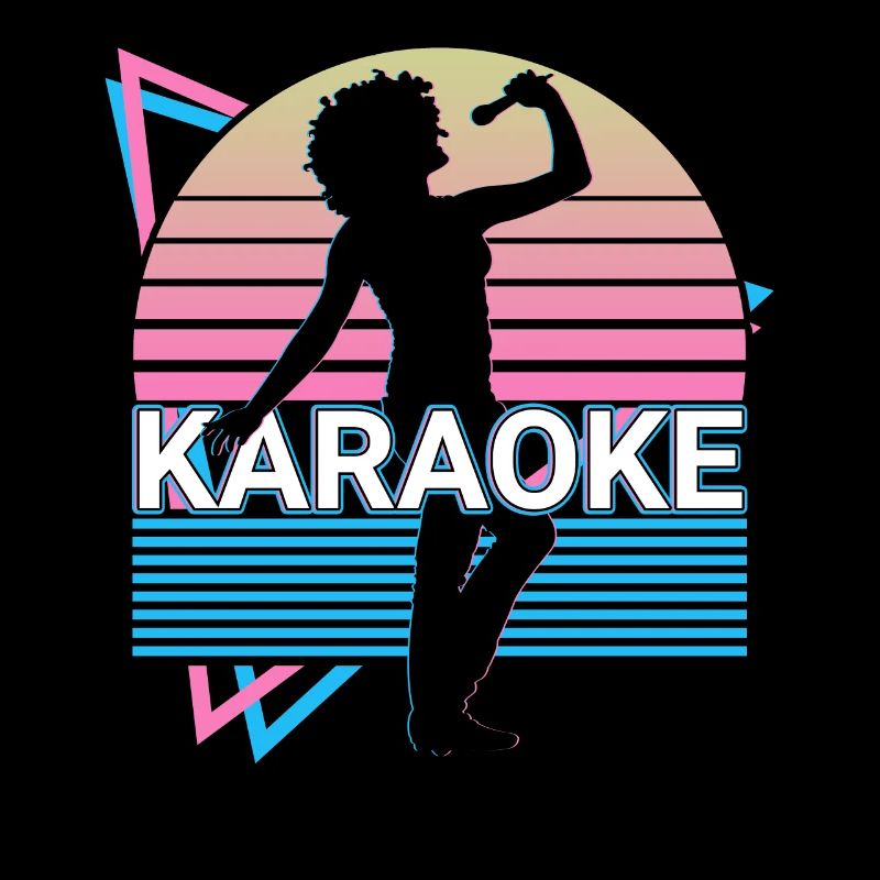 Karaoke-Sänger Retro Geschenk
