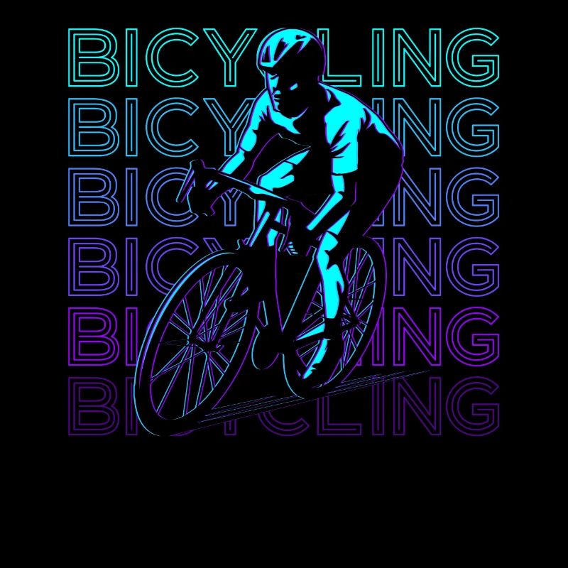 Fahrradfahren Biker Biking Retro Geschenk