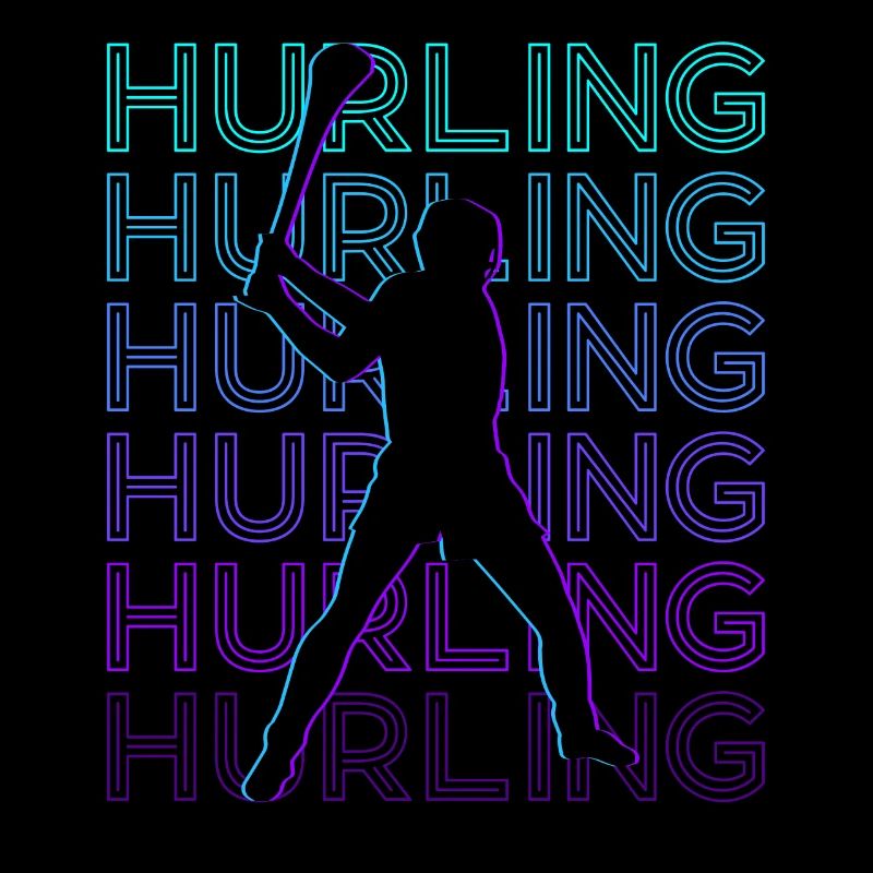 Hurling Player Retro