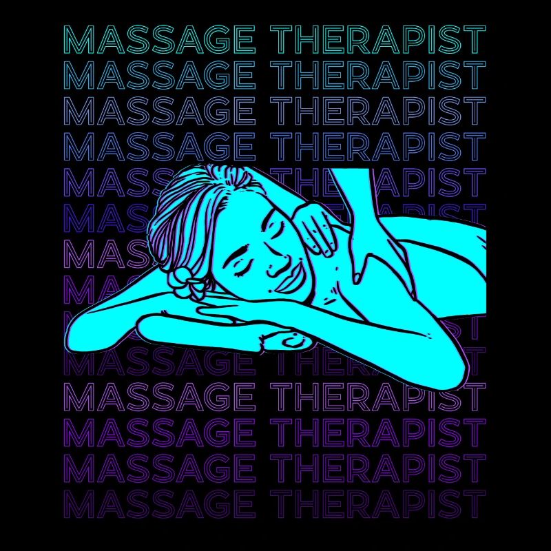 Massagetherapeutin Massagetherapie Masseurin Retro