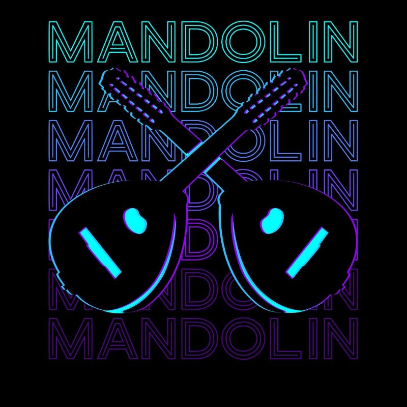 Mandoline Gitarre Retro