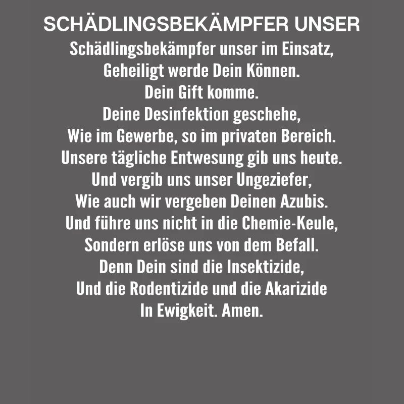 Schädlingsbekämpfer Kammerjäger Exterminator