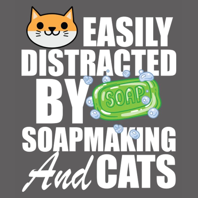 Soap Maker Easily Distracted By Soapmaking And Cat