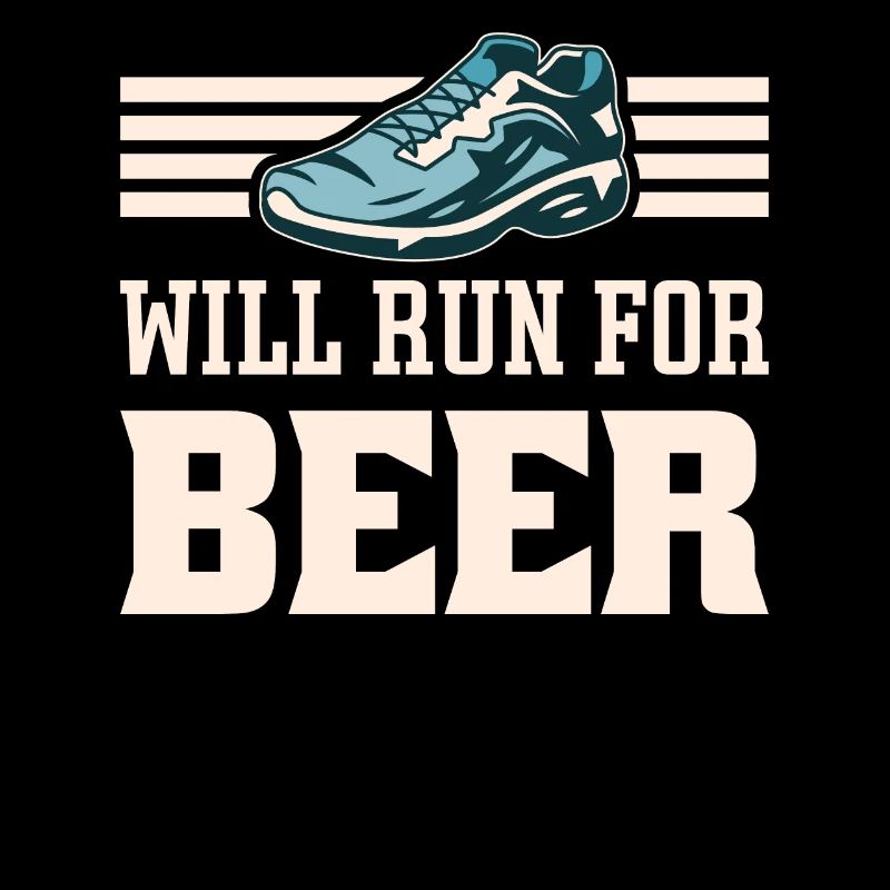 Will Run For Beer Lustige Läufer