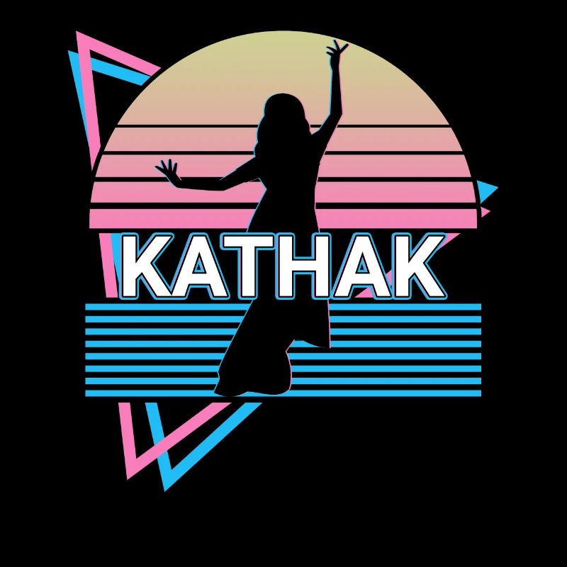 Kathak Indischer Tanz Retro