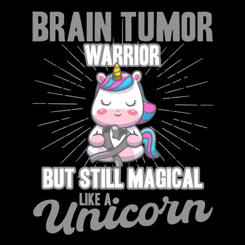 Brain Tumor Support Brain Tumor Awareness Gray