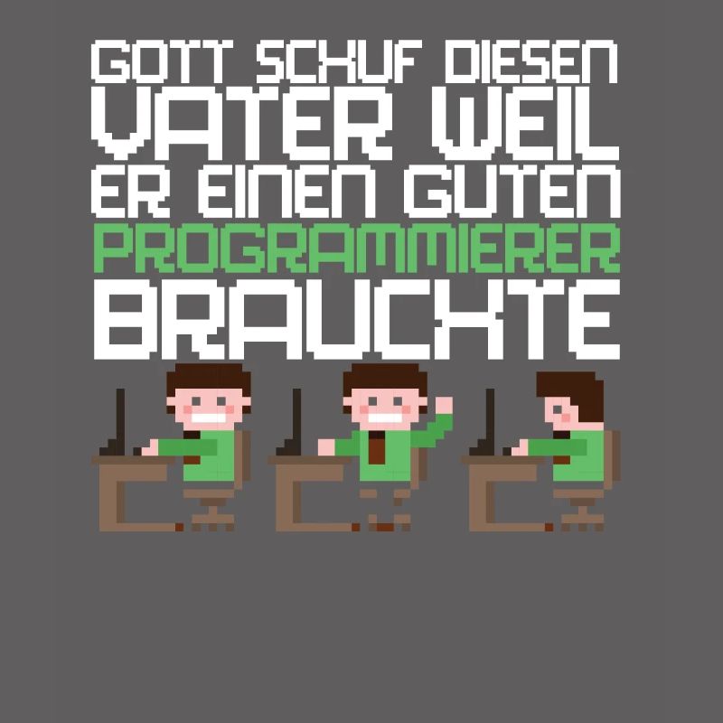 Entwickler Coder Programmierer Vater