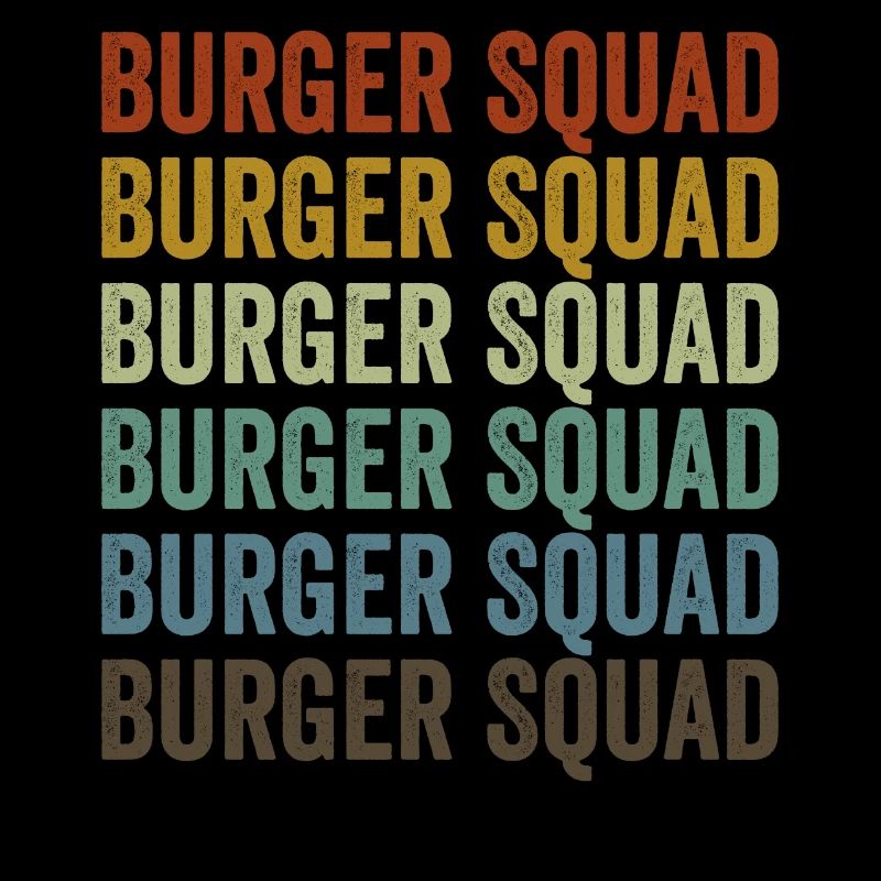Burger Squad Burger Lovers Burger Fans Burger-T