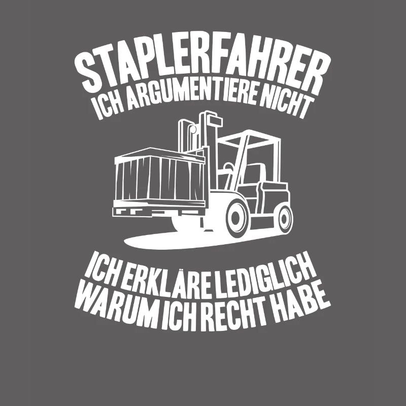 Staplerfahrer Gabelstaplerfahrer Forklift Operator