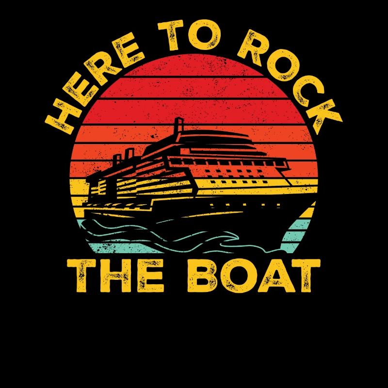 Drôle de bateau de croisière rétro