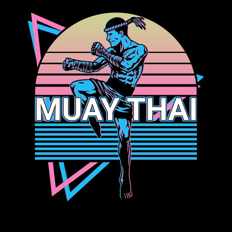 Muay Thai Kickboxing Retro