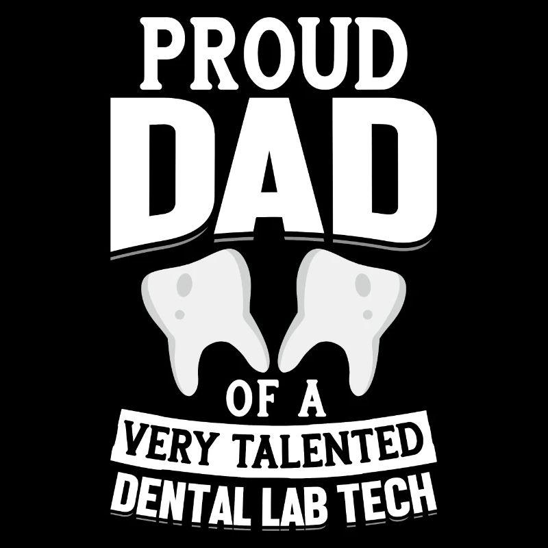 Stolzer Vater eines talentierten Dentallabortechni
