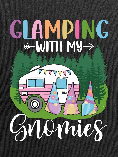 Glamper Gnom Gartenarbeit