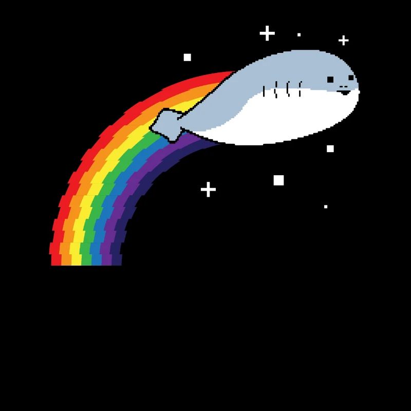 Sacabambaspis Fish Meme Pixel Rainbow