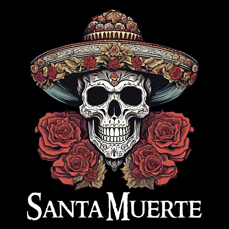 Santisima Muerte Dia De Los Muertos Mexikanisch