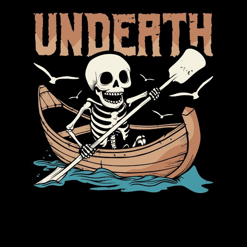 Rowing Rower Skeleton Undeath