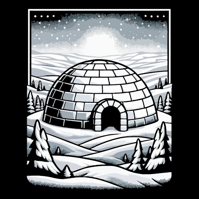 Igloo Ice Snow Flake Winter