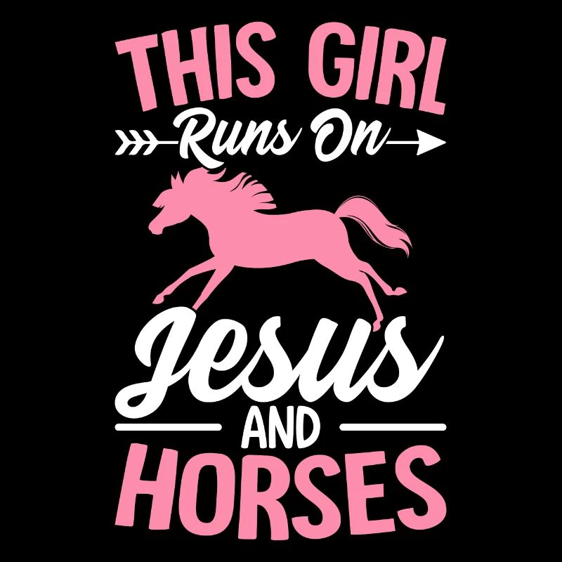 Cette fille marche sur Jésus Cavalier Cavalier