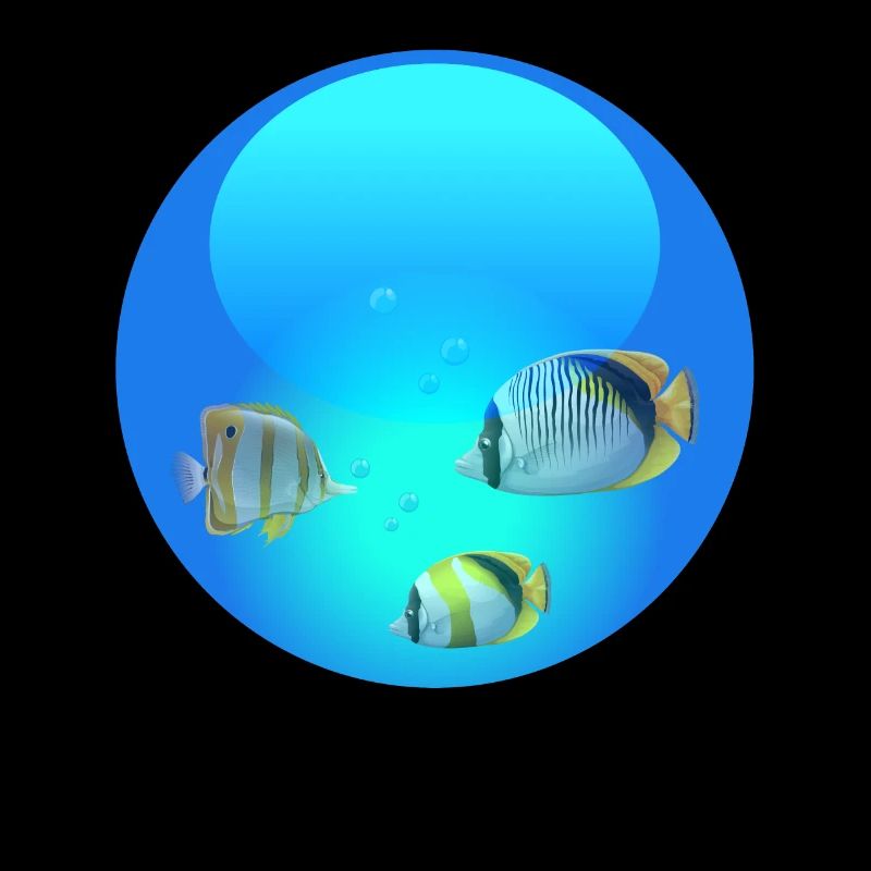 Frutiger Aero Aesthetic Tech Puffer Fish