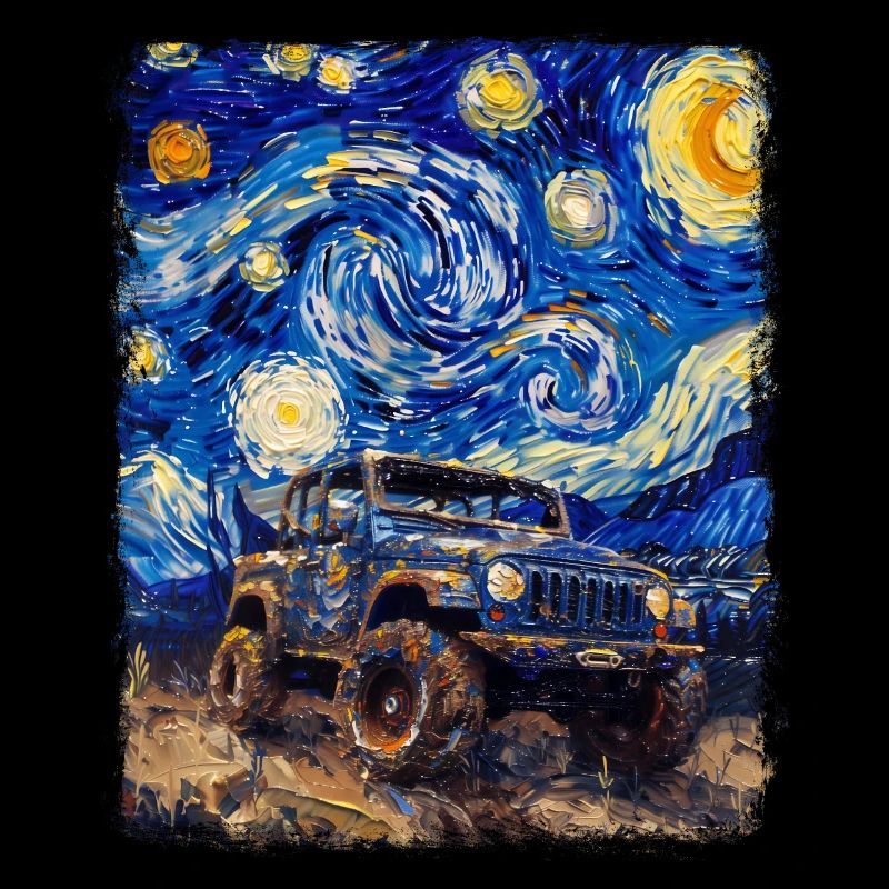 Mud Bogging Mudding Mud Racing Sternennacht Malere