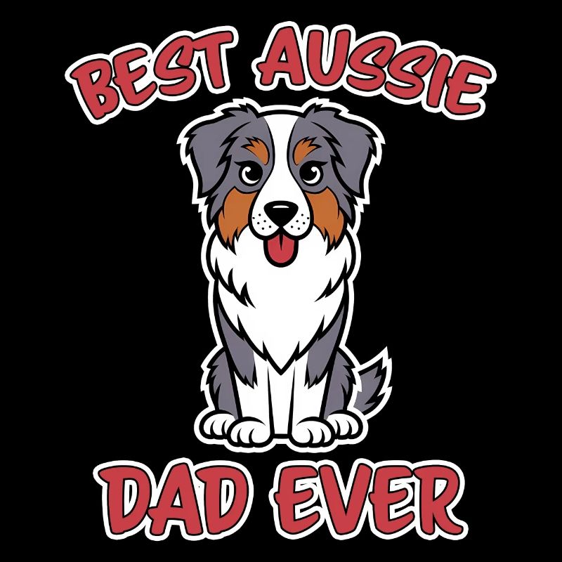 Australian Shepherd Papa Lustiges Aussie Geschenk