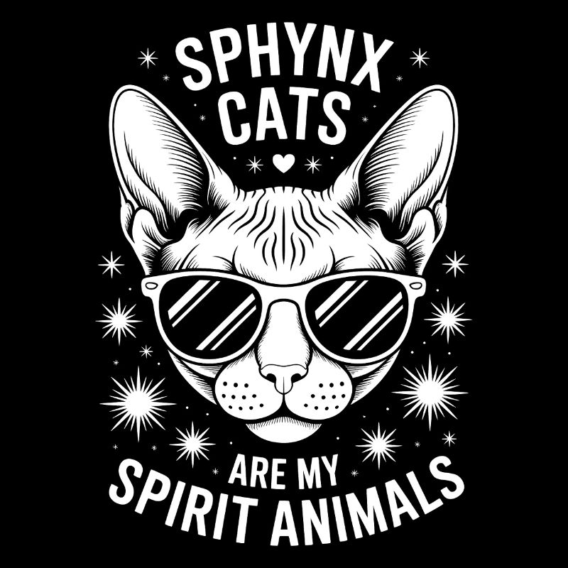 Chat Sphynx Disant Drôle Chat Sphynx Cadeau