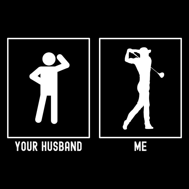 Son mari - moi - Golf Swing