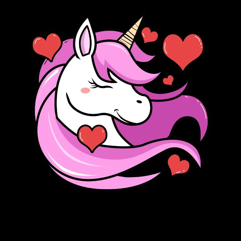 Valentinstag Einhorn Liebhaber Einhorn Liebe