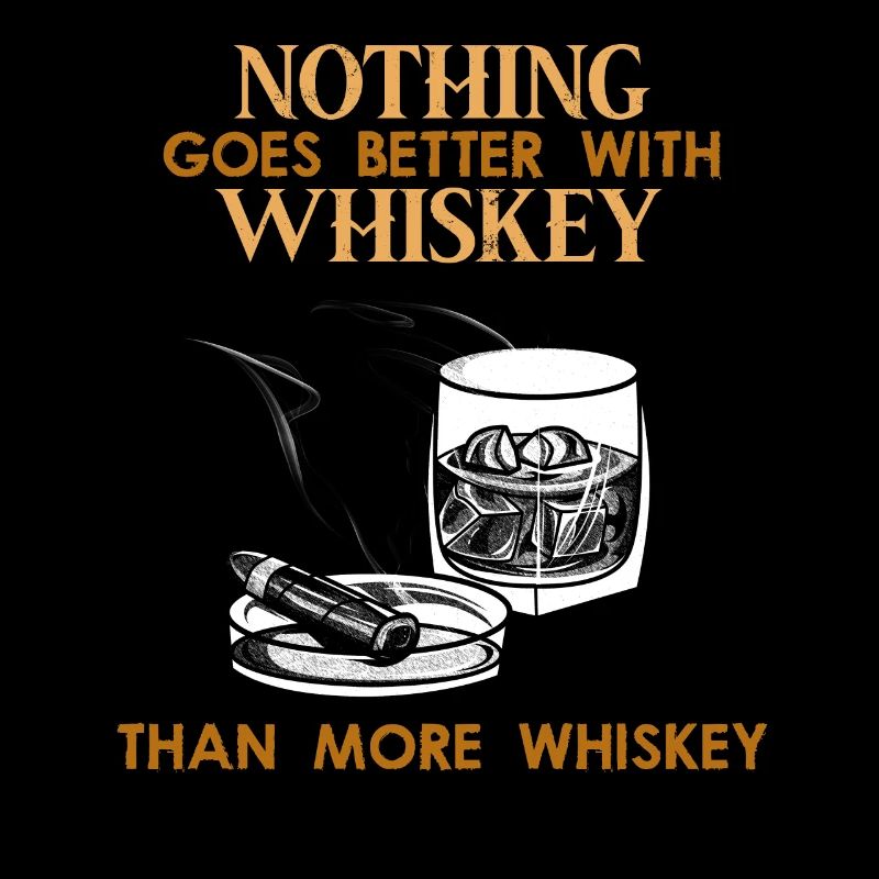 Whisky und Zigarre Raucher