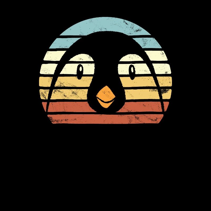Retro Pinguin Spruch Pinguine