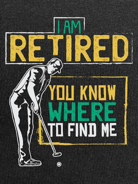 Golfer golf in retirement