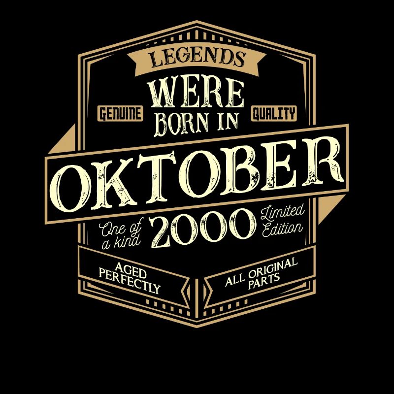Oktober 2000 Geburtstag Mann