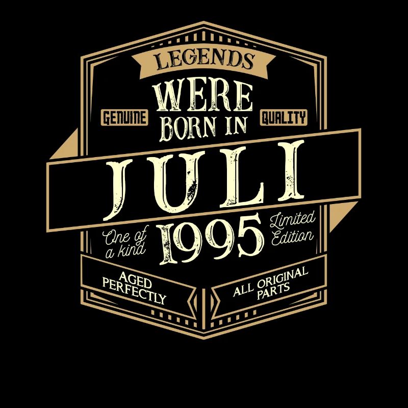 Juli 1995 Geburtstag Mann