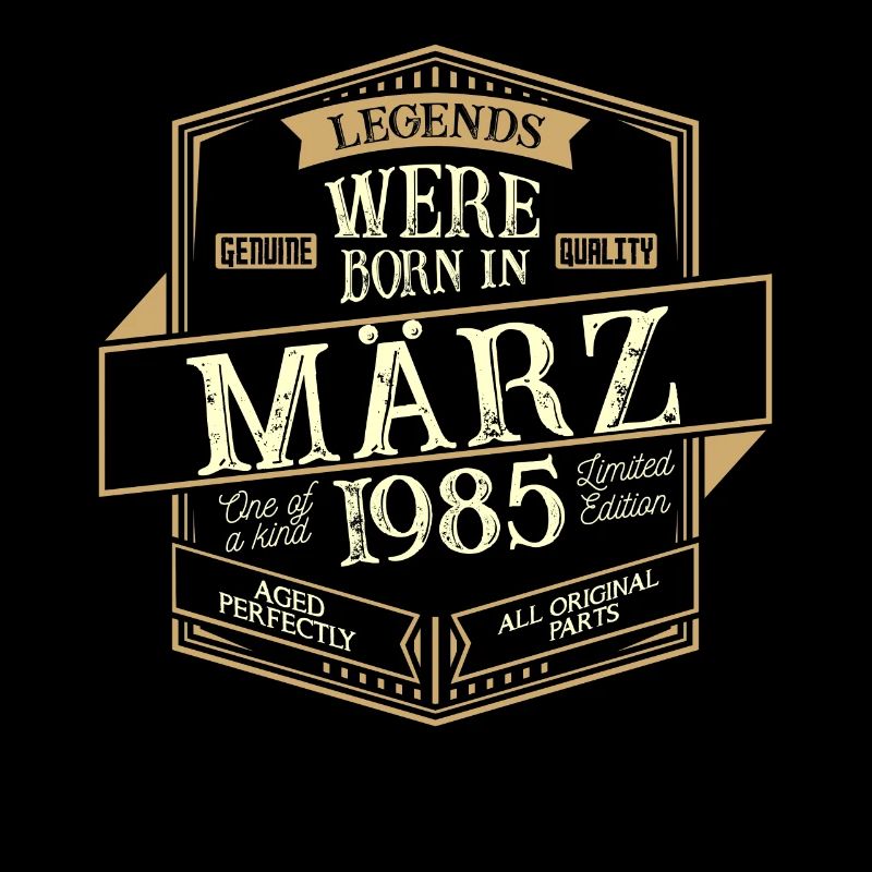 März 1985 Geburtstag Mann