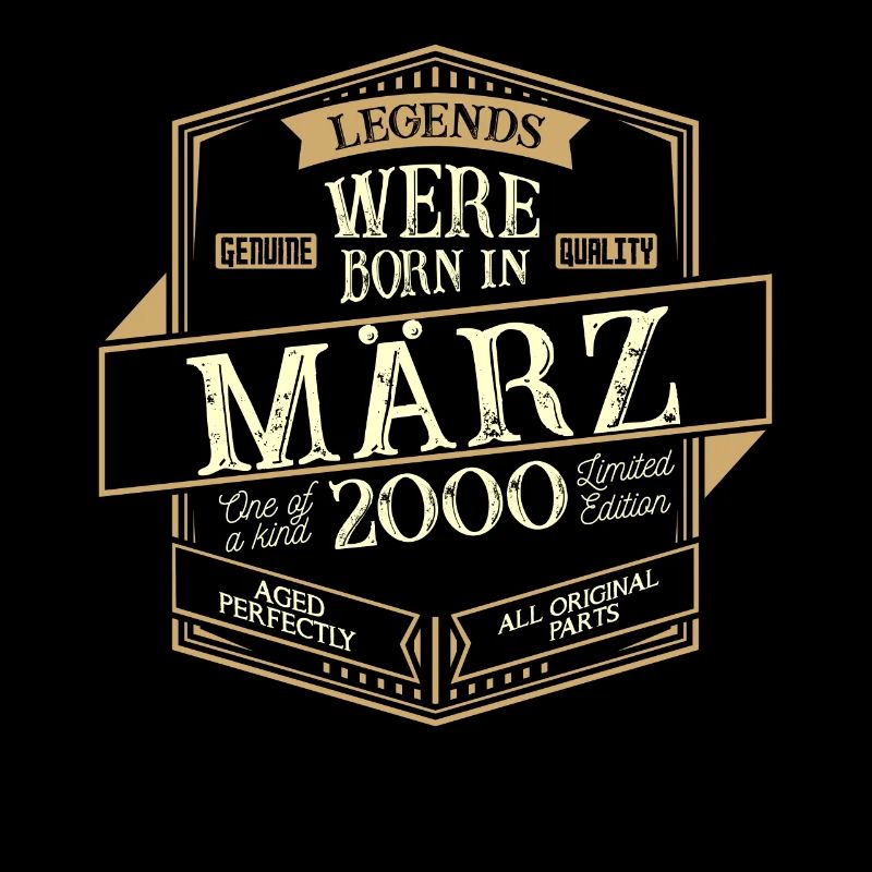 März 2000 Geburtstag Mann