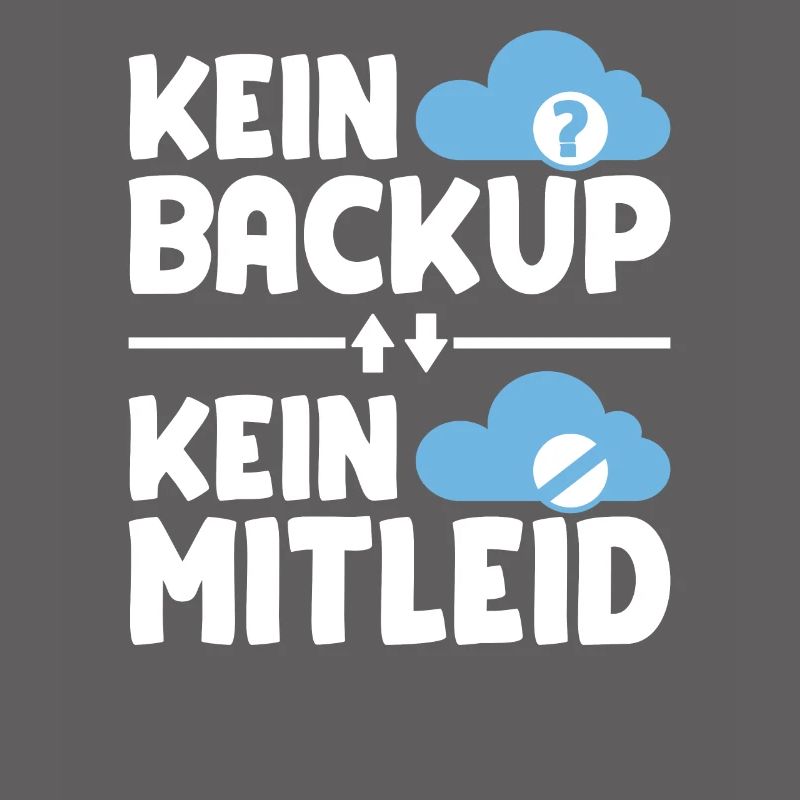 No backup no pity for programmers