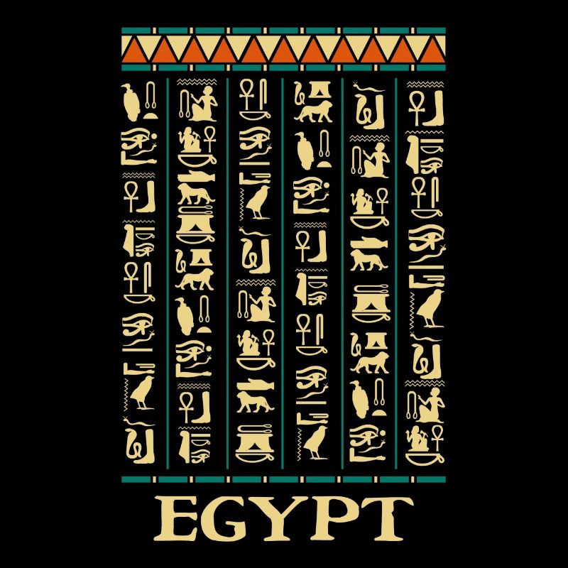Hiéroglyphes Pyramides Egypte ancienne