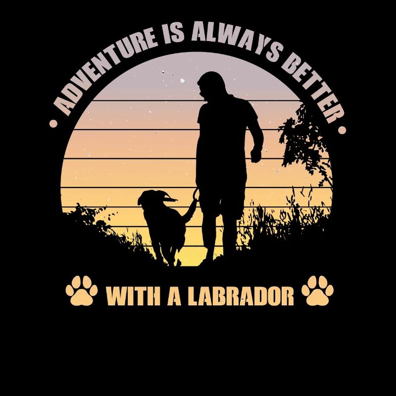 Adventure is always better with a Labrador