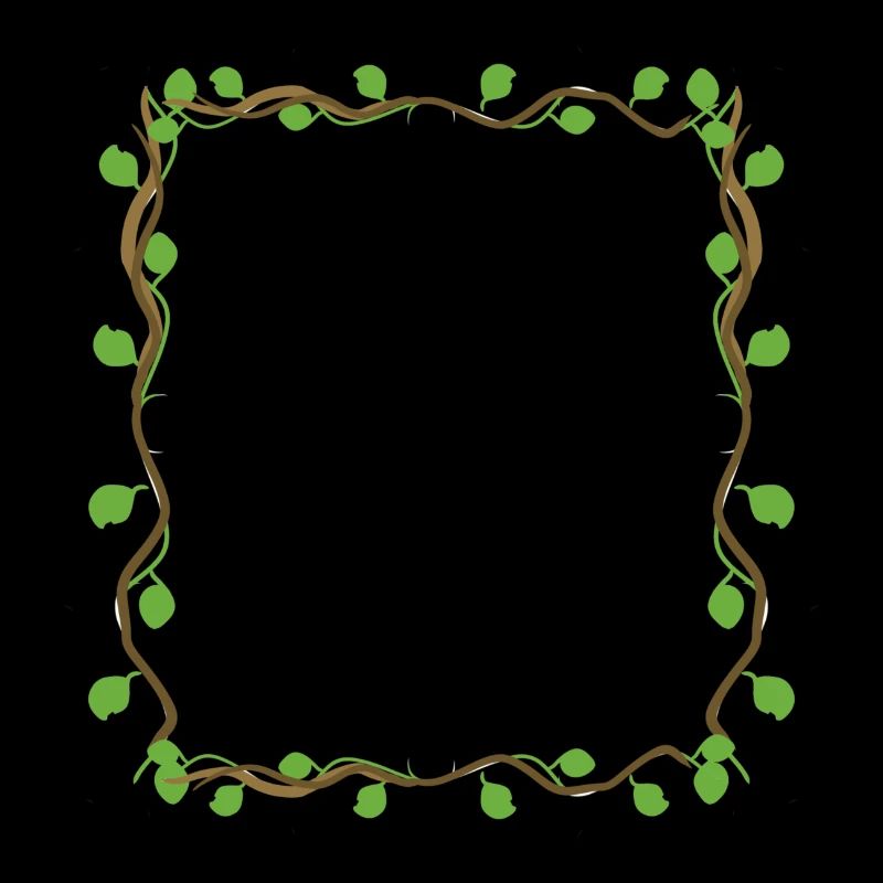 Leaves Square Shape Symbol Square