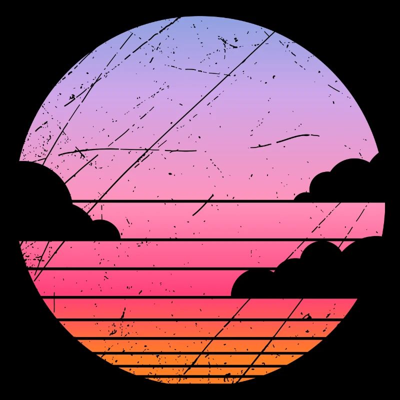 Sunset evening clouds gift sun summer