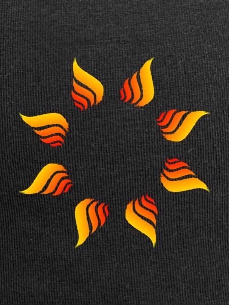 Fire circle circle shape