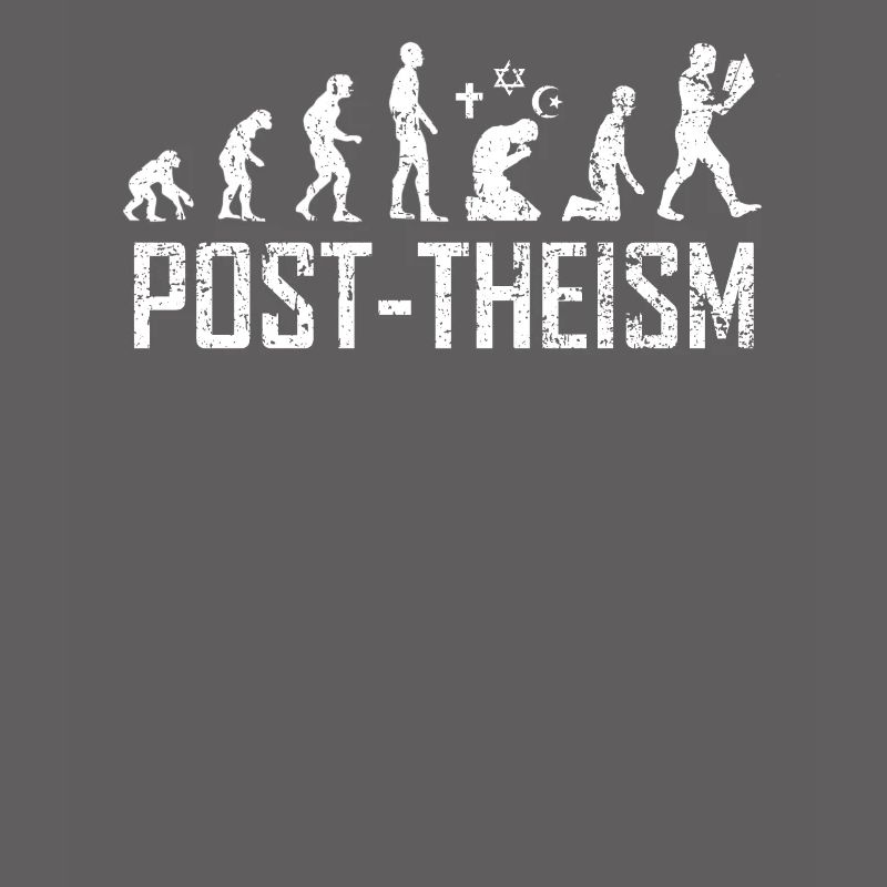 Post-Théisme Athéisme Athée Chemise Evolution