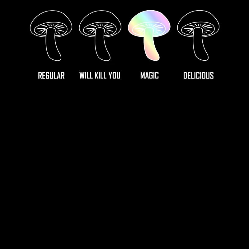 Magic Mushrooms Magic Mushrooms Gift Psyechedlisch