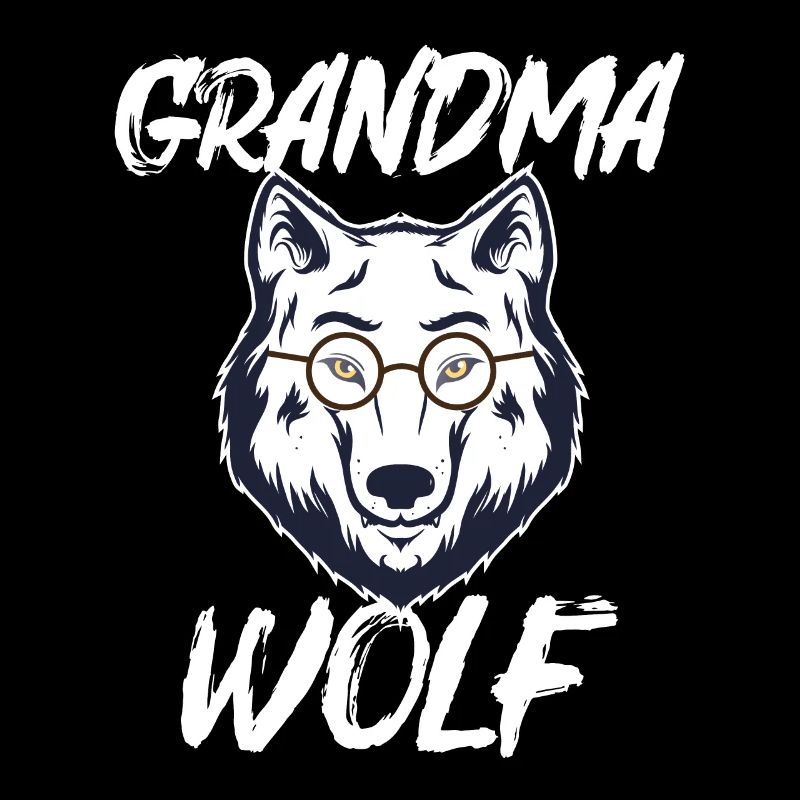 Grandma Wolf White Direwolf Glasses Gift