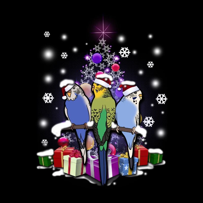 Budgerigar Christmas