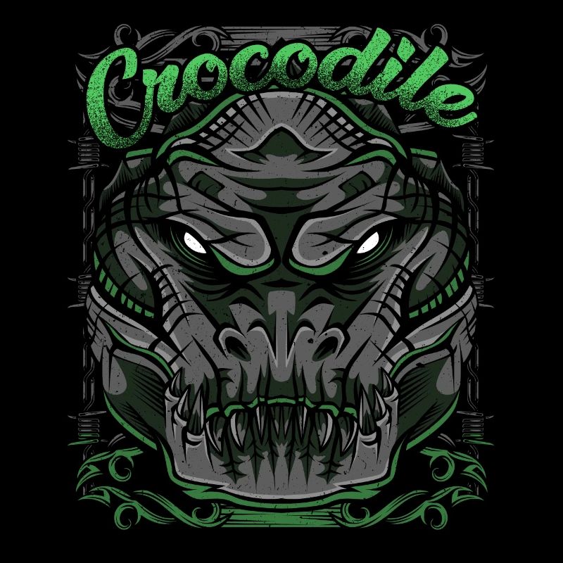 Crocodile Modern Armored Lizard Wilderness Wildlife