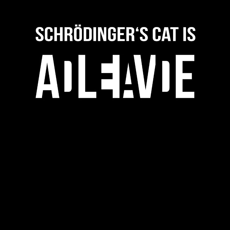 Schrödingers Katze Physik Nerd Physiker Geschenk